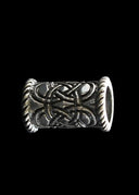 Lange Keltische baardkraal zilver, sterling zilver
