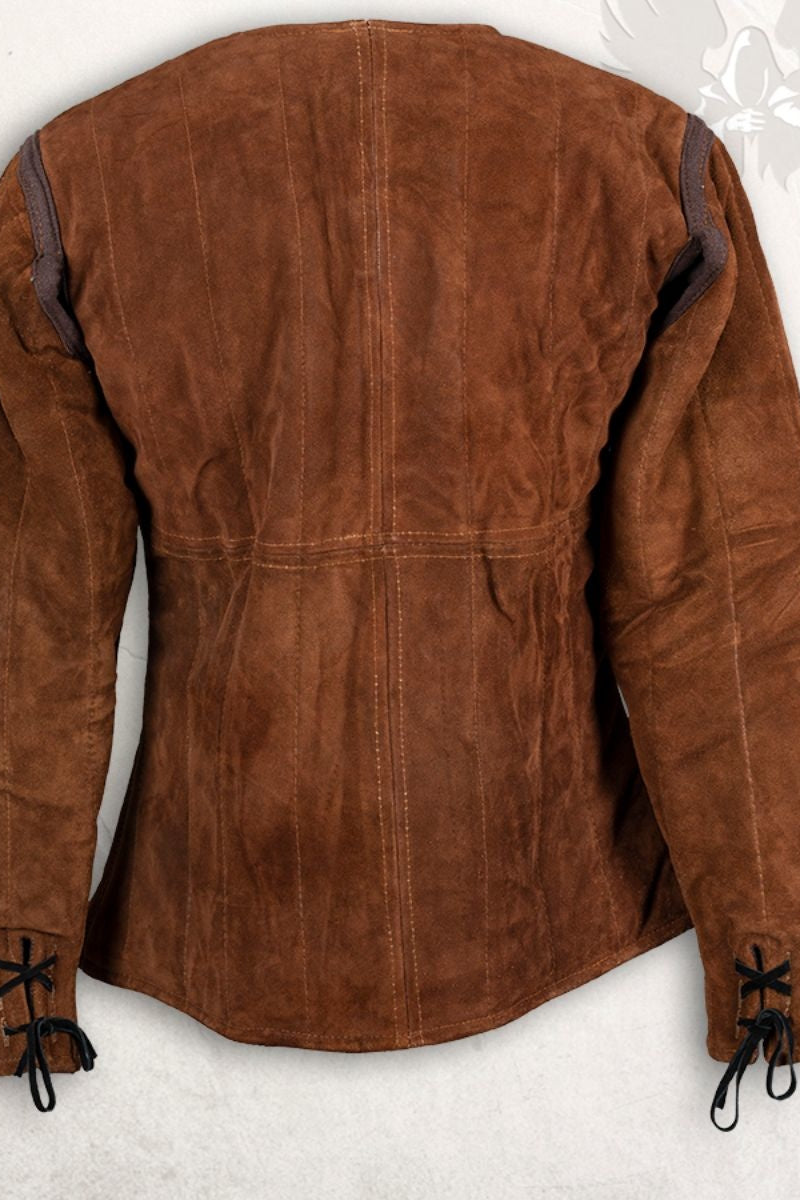 Arming du 15e siècle pourpoint Aulber, suède, marron clair 