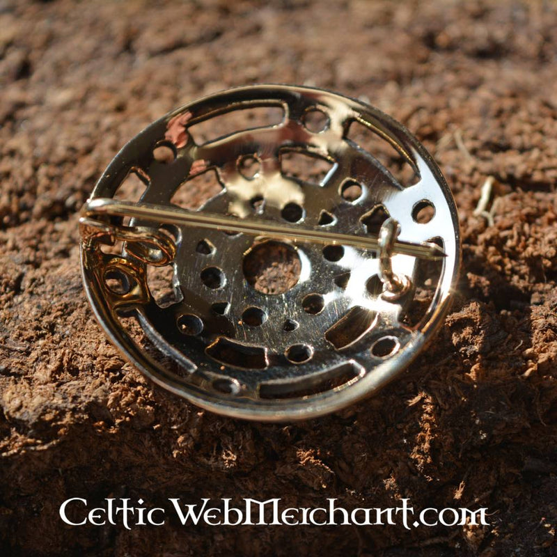 Bronze Viking brooche, brass