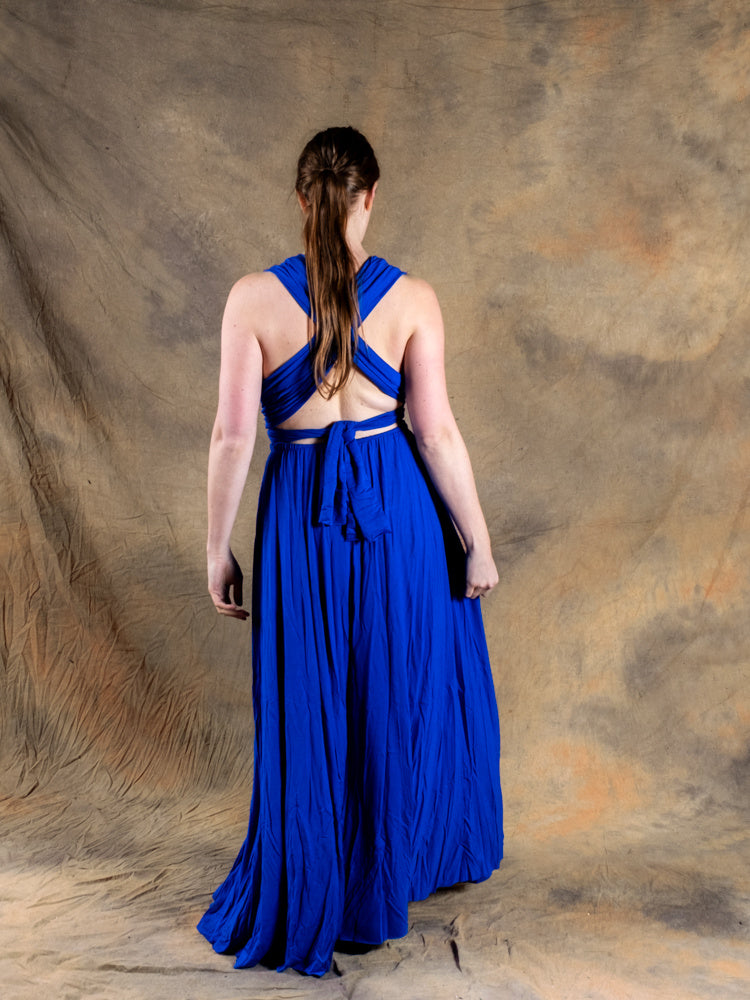 Godinnen Jurk Aphrodite, blauw