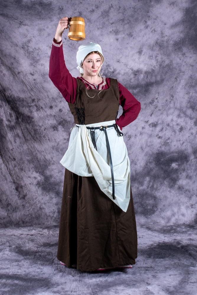 Schort Alianor, naturel