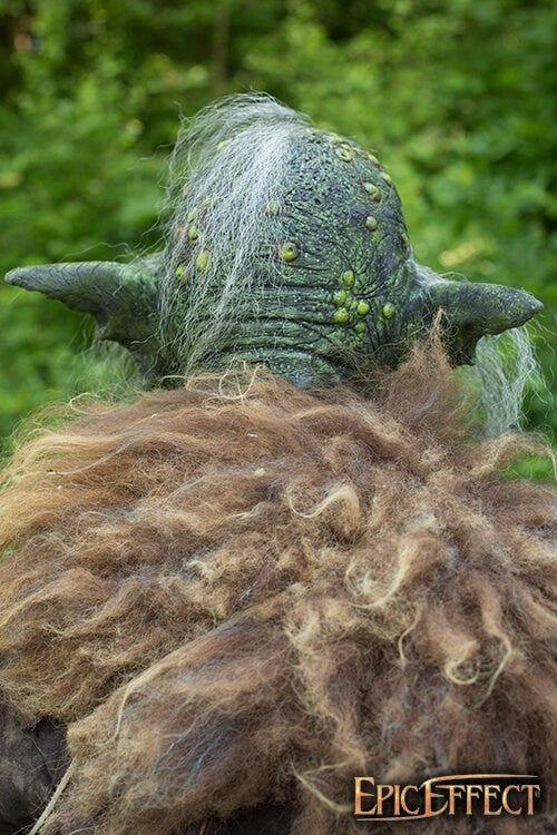 Masker Goblin lord met grijs haar