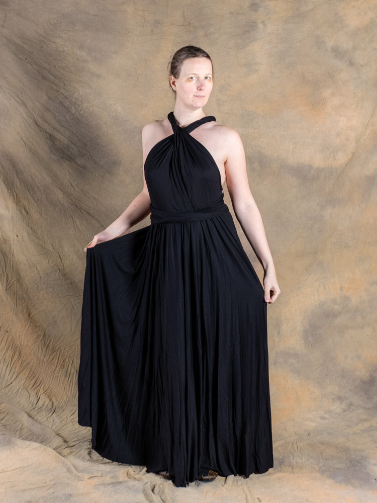 Godinnen Jurk Aphrodite, zwart