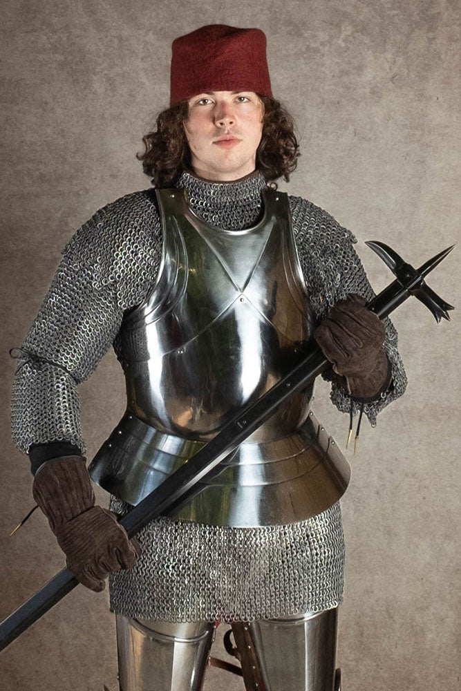 15:e århundradets milanesiska bröstplåt, 1,6 mm 