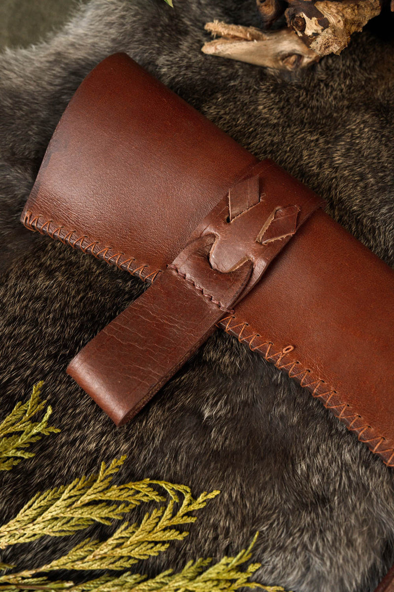 Wikingersax mit Scheide, semi-scharf 