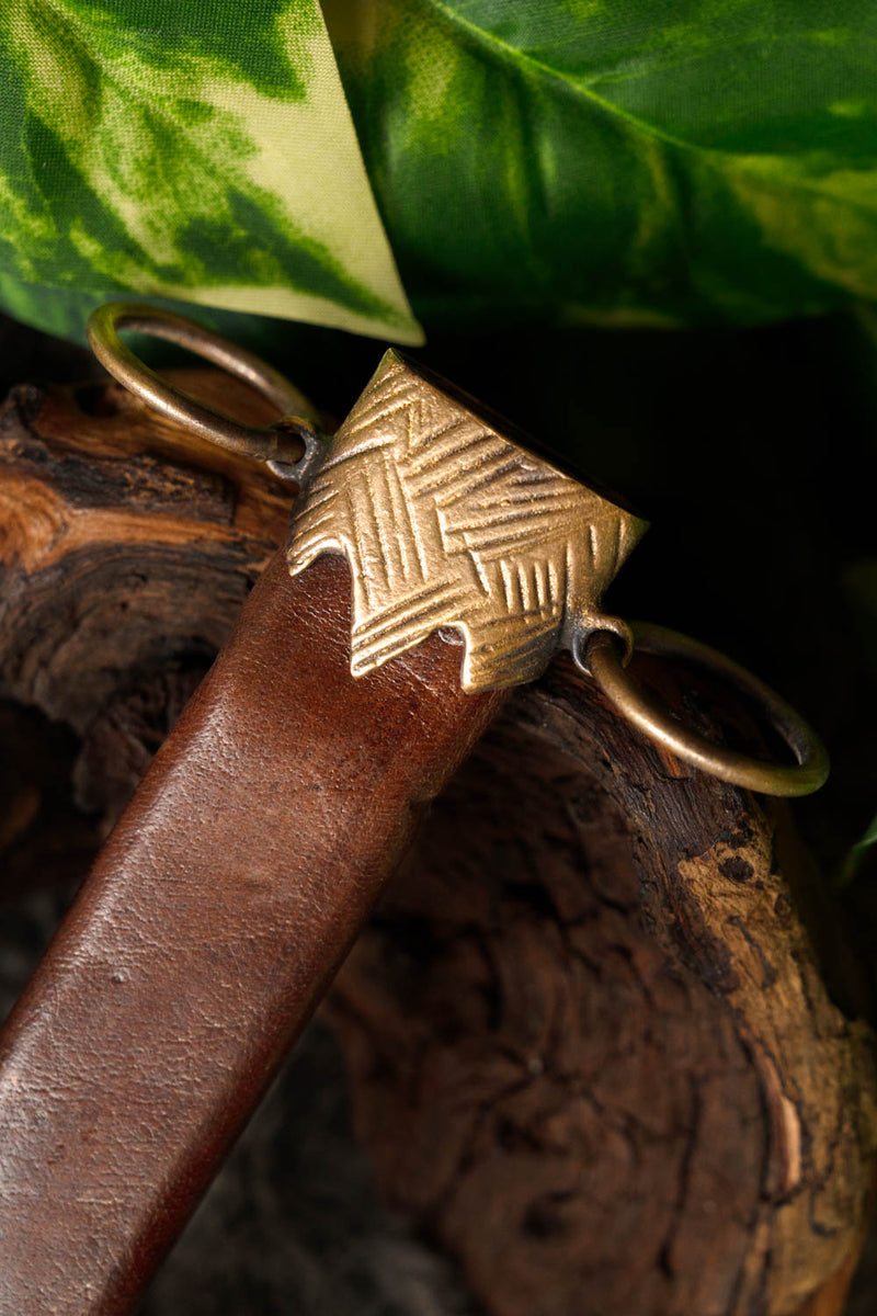 Tysk quillon-dolk med skede, 16. århundrede, halvskarpt 