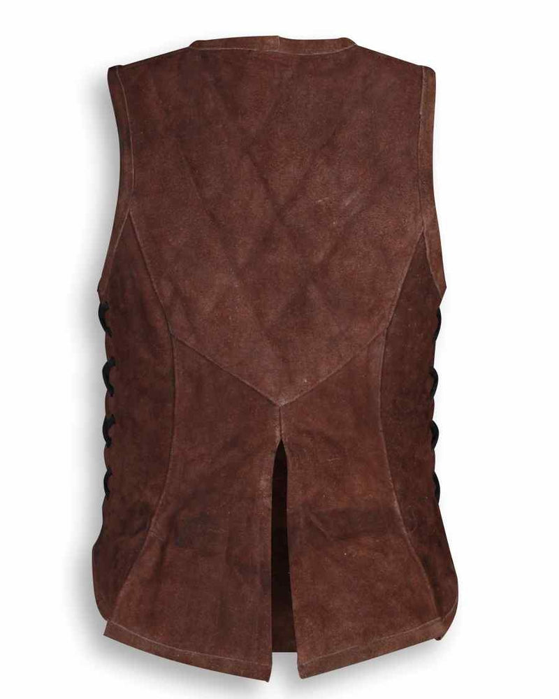 Lucy leren lijfje, bruin