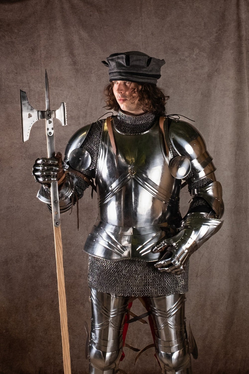 Gothic leg armor (1460–1500), 1.6 mm