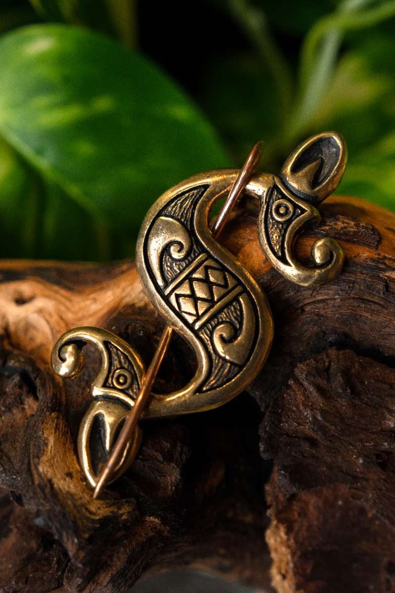 Gallo-Romeinse zeepaardfibula, brons