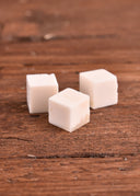 Benen dobbelsteen blanco, 3 stuks