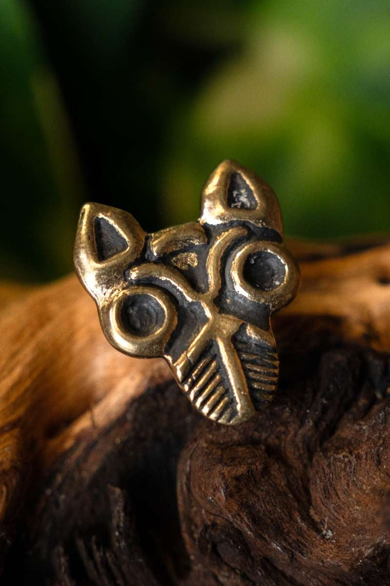 Viking riembeslag Birka wolf
