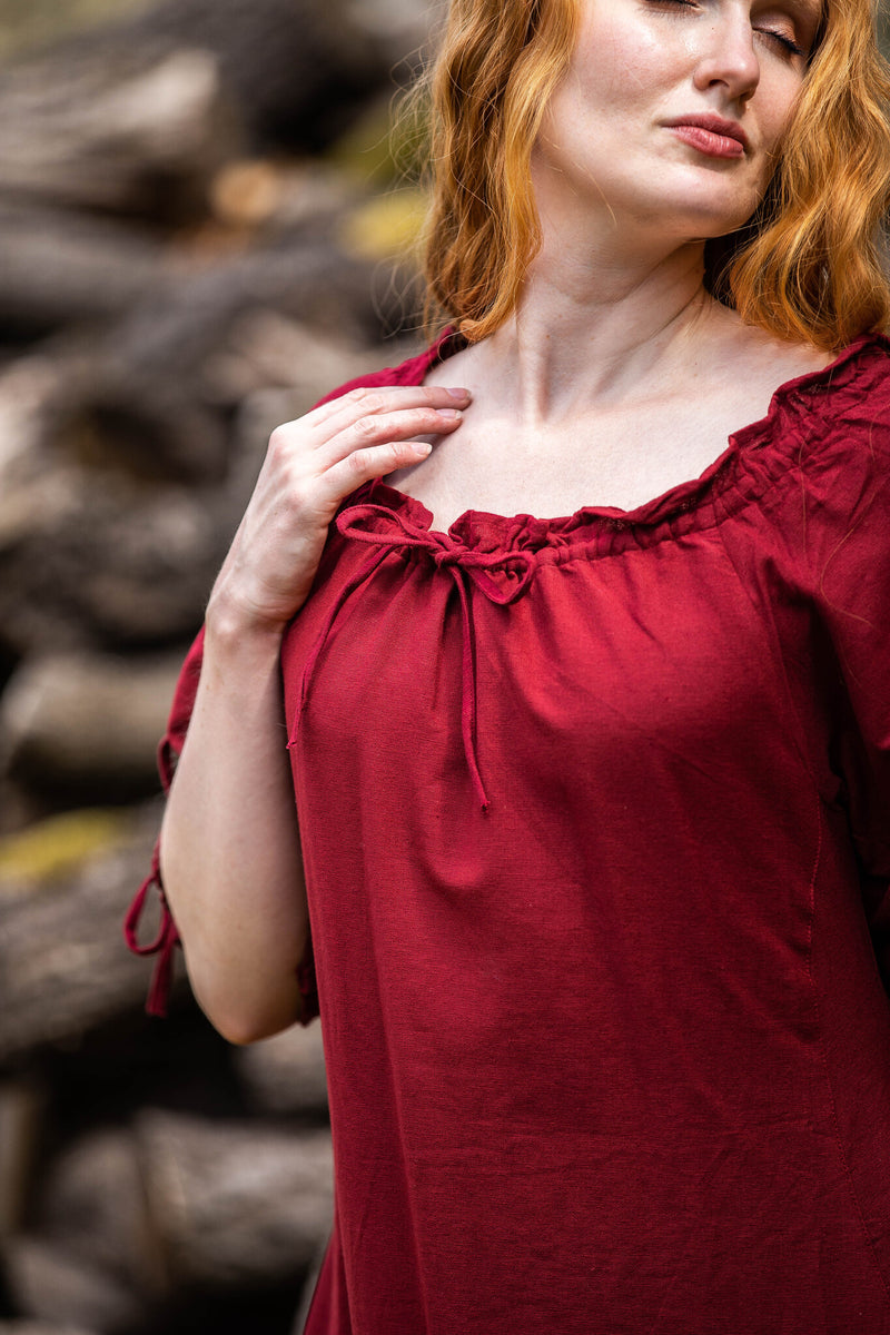 Festiwalowa sukienka Melisande, czerwona