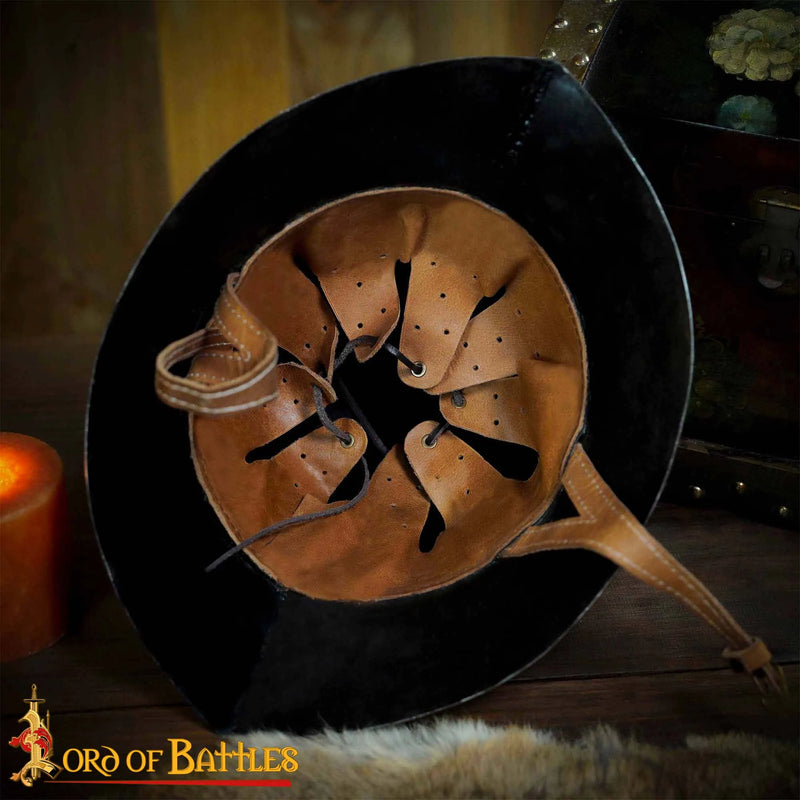 15:e århundradets burgundiska järnhatt, 1,6 mm 