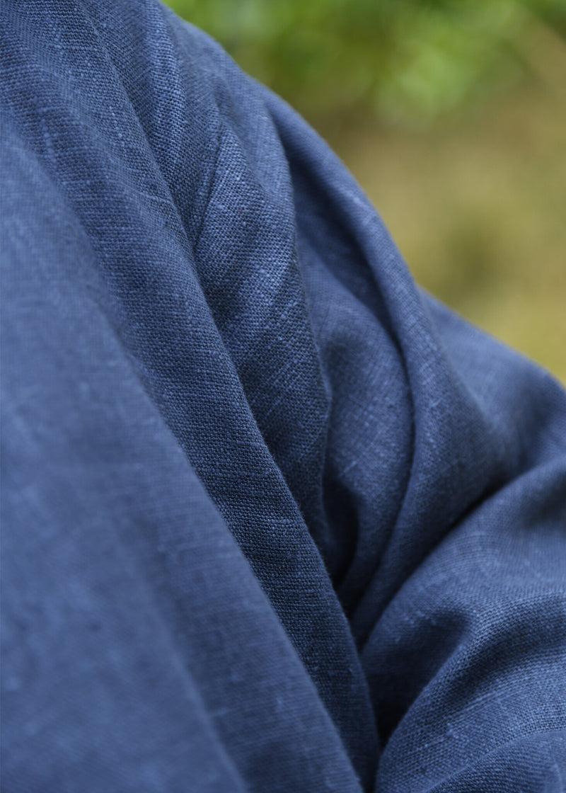 Middeleeuwse linnen tuniek, blauw
