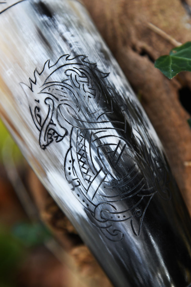 Drinkhoorn Fenrir wolf, 200-300 ml