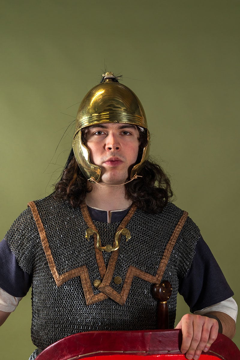 Republikeinse montefortino A, messing, 1.3 mm