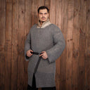 Hauberk met split, aluminium & rubber 10 mm