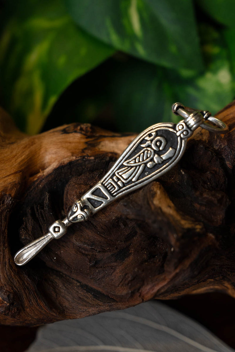 Birka Viking oorlepel, graf 507, verzilverd