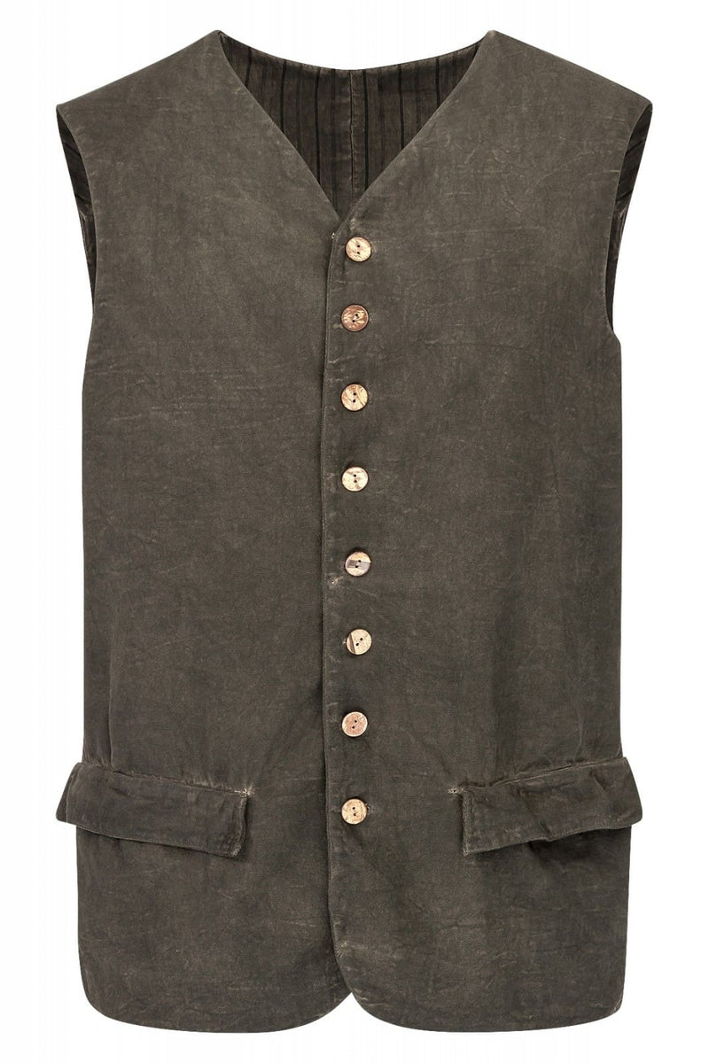 Pirate vest Karl, brown