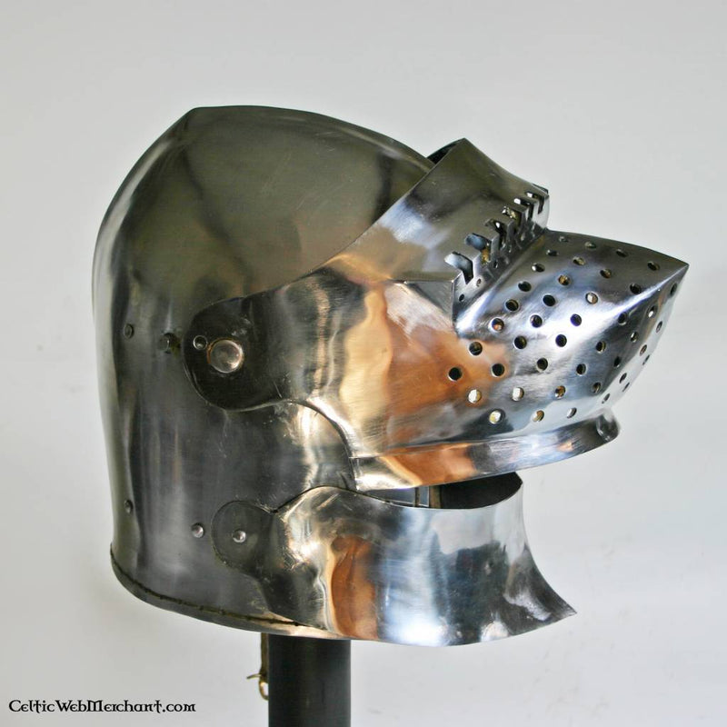 Franse grote bascinet, 2 mm (battle-ready)