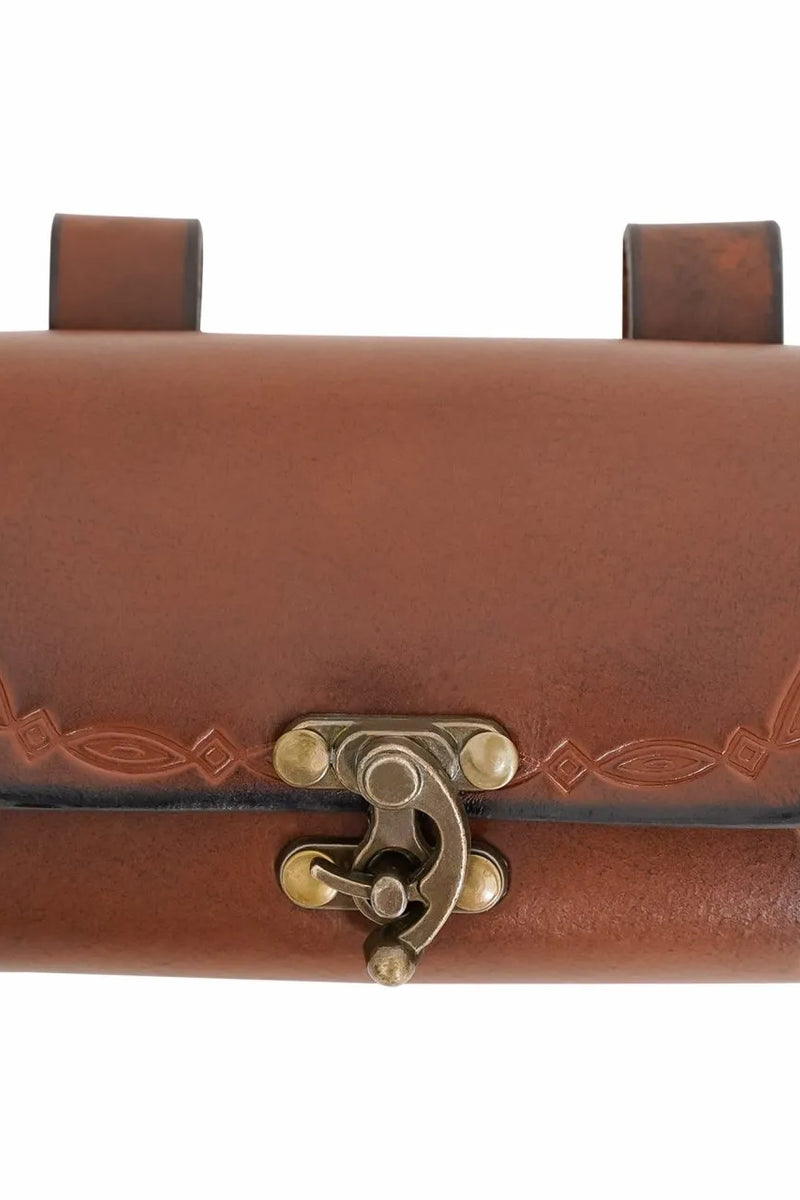 Toverdrank tas met 4 flesjes, bruin