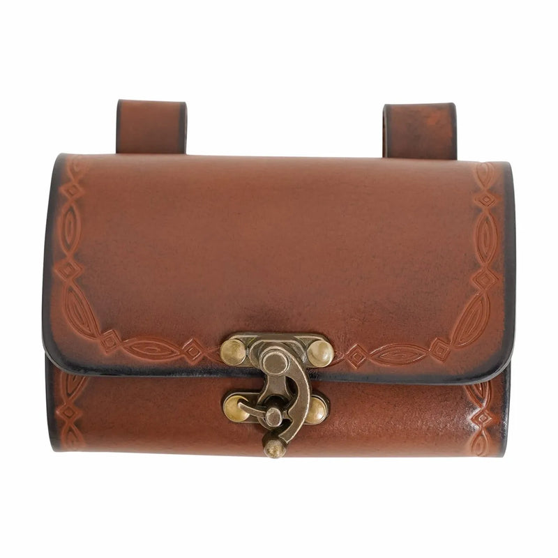 Toverdrank tas met 4 flesjes, bruin