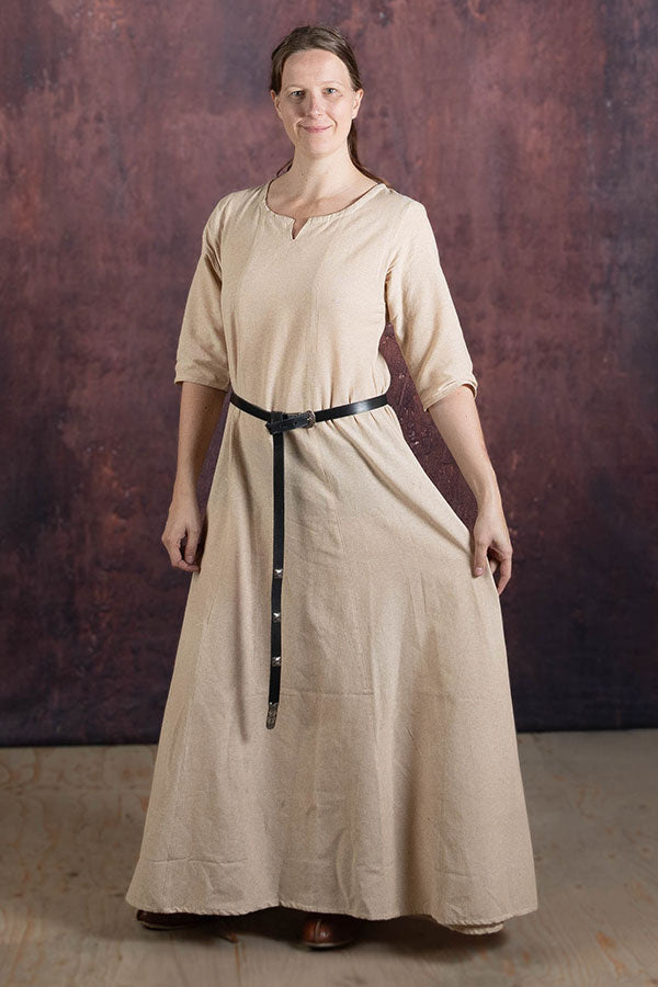 (Vroeg)middeleeuwse jurk Brida, naturel