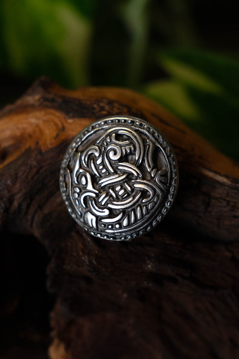 Rond riembeslag Hordaland brons