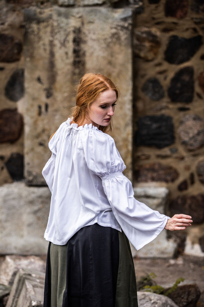 Renaissanceblouse, wit