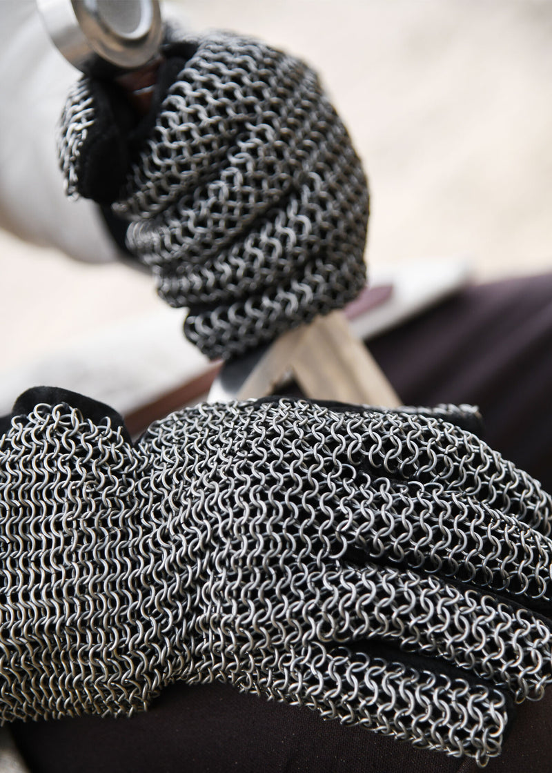 Brynje­handsker, galvaniseret, 6 mm 