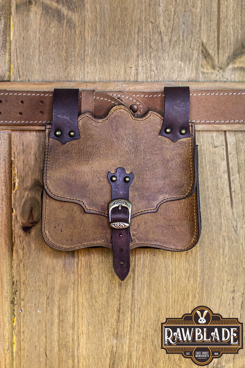 Hakoon leren tas - verweerd