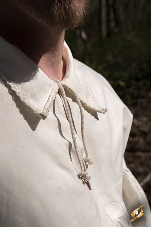 Piratenskjorta Jack, naturlig 