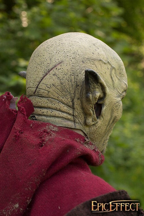 Mörkgrön Wild Orc Mask, Lajv 