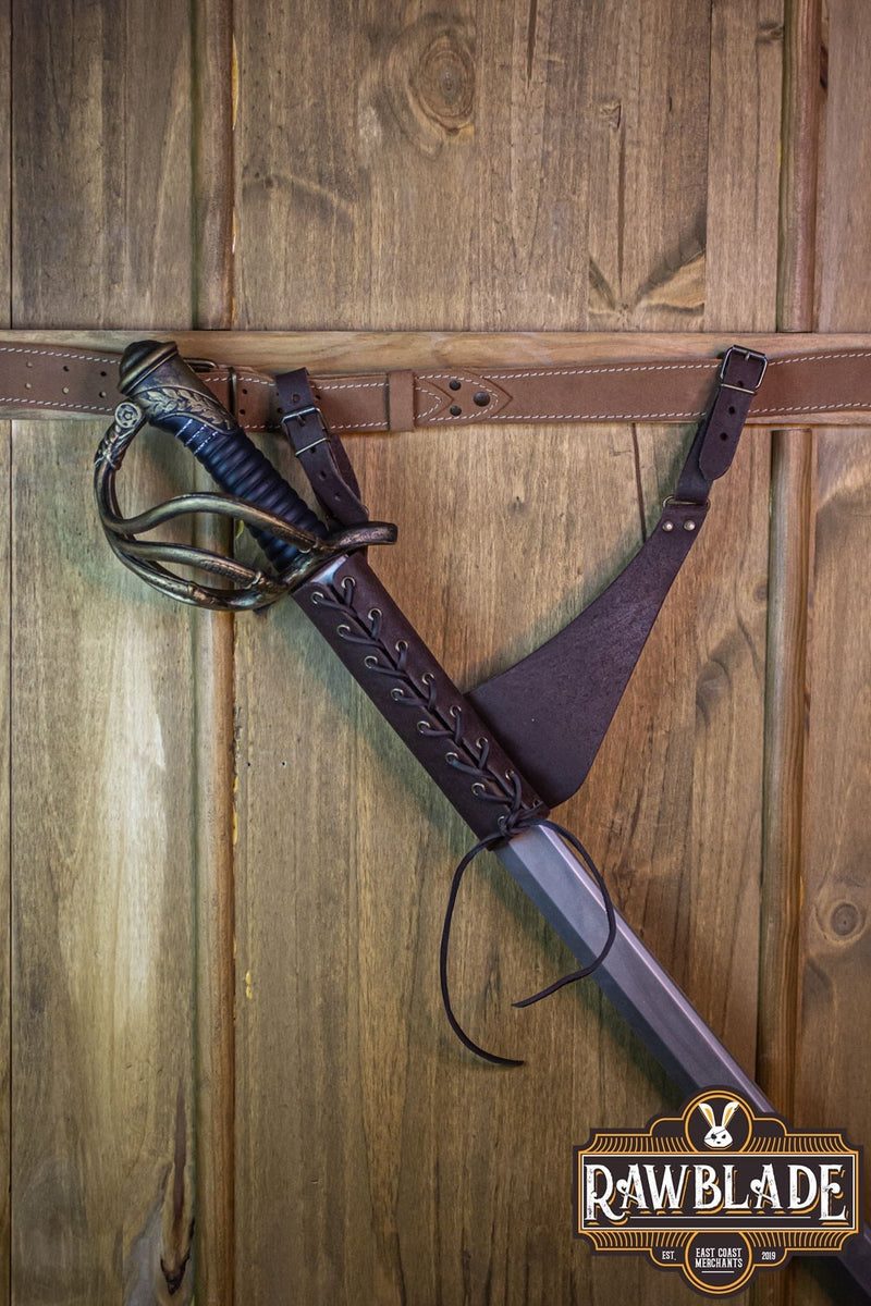 Breda Rapierhouder Klein - Bruin - Rechtshandig