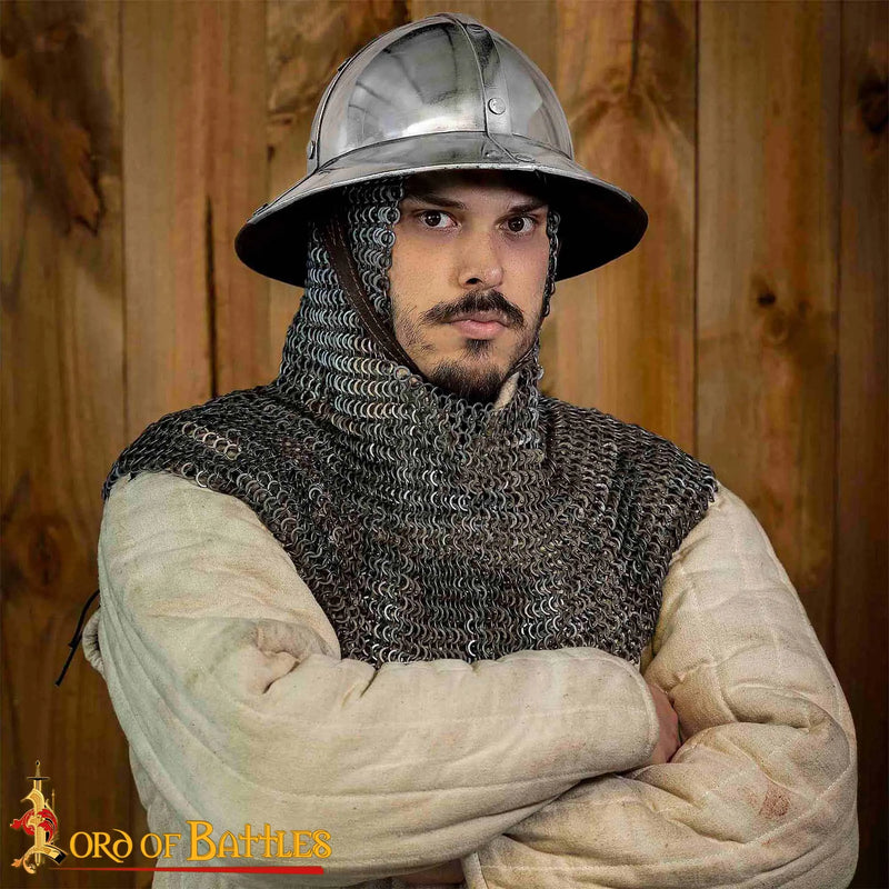 13th-14th century kettle hat, 1.6 mm