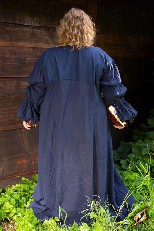 Renaissancejurk Lucretia, blauw