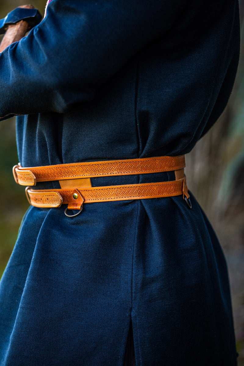 Podwójny pasek Ubbe, brązowy