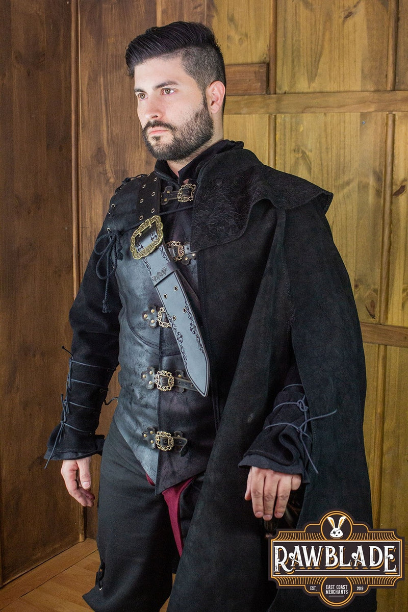 Agrippa mantel- Zwart