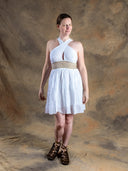 Dee Vestito Persephone corto, bianco 