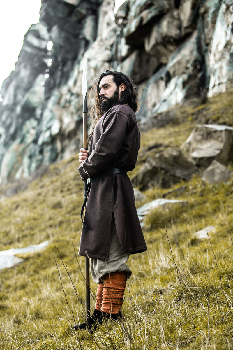 Viking tuniek wolf Fenrir, bruin
