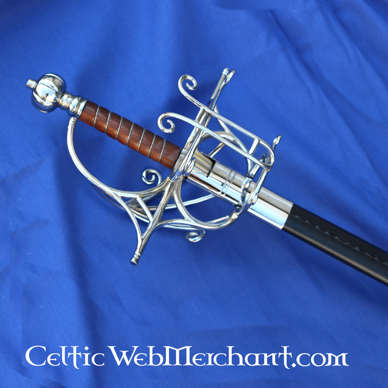 Rapier 16th century with scabbard, semi-sharp
