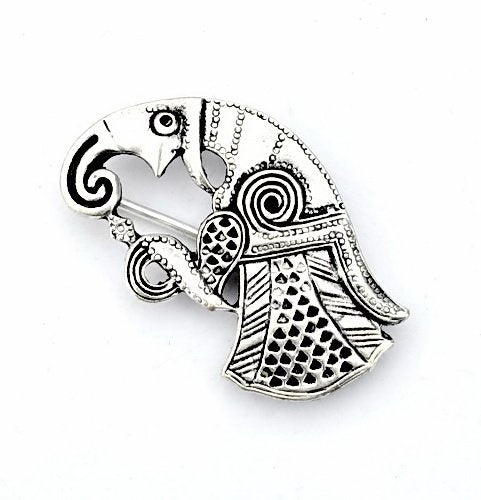 Germański Ravenbroche Gotland, po prawej, srebrny