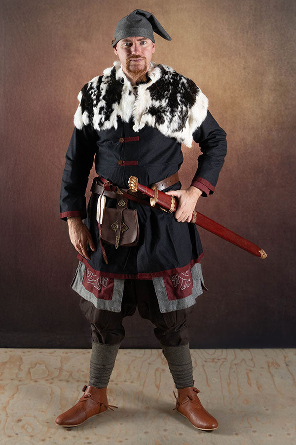 Bont kraag Tyra, crème