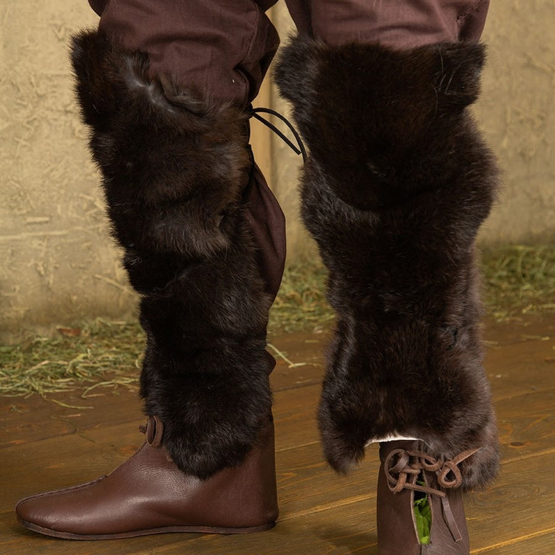 Pelliccia protezione per le gambe Alaska, Pelliccia, Nero 