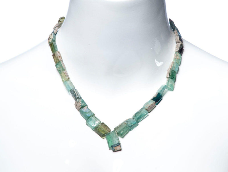 Glasperlen Wikingerkette, 35 Perlen 