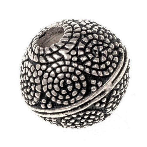 Vikingkraal Horsa, verzilverd brons