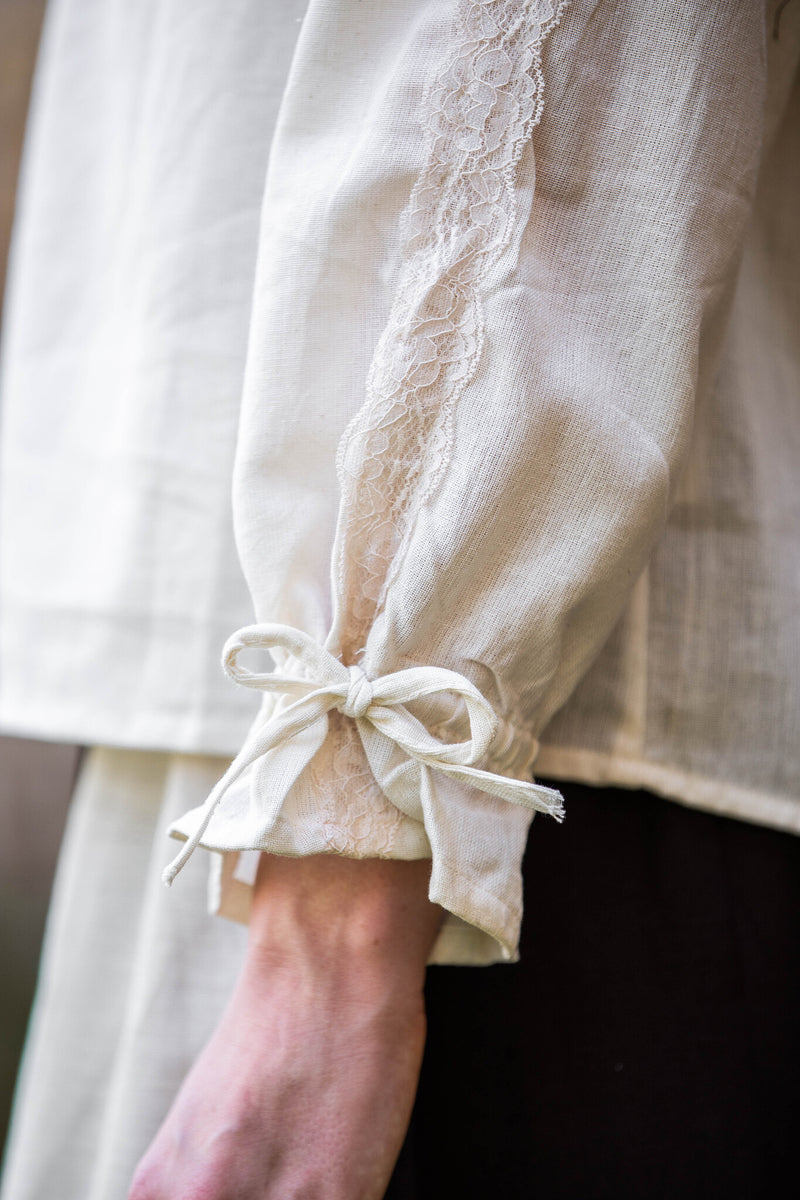 Chemise Fleur crème 