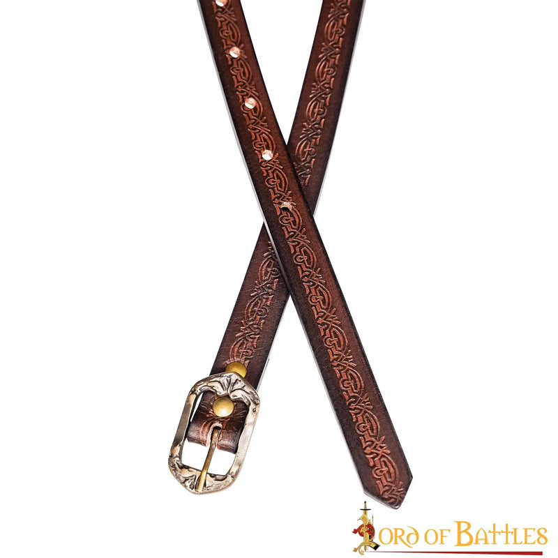 Leren riem Melian, 130 cm, bruin