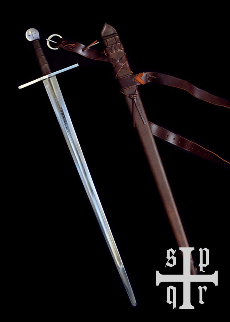 Templar sword Milites Templi, blunt (battle-ready)