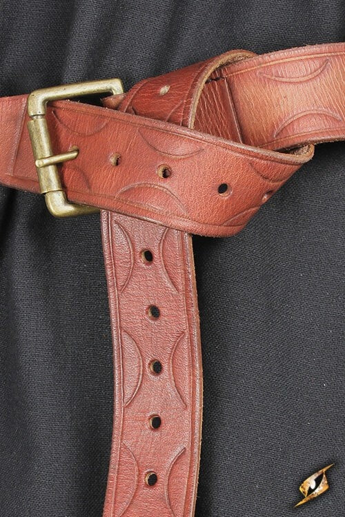 Skórzany pasek, brązowy